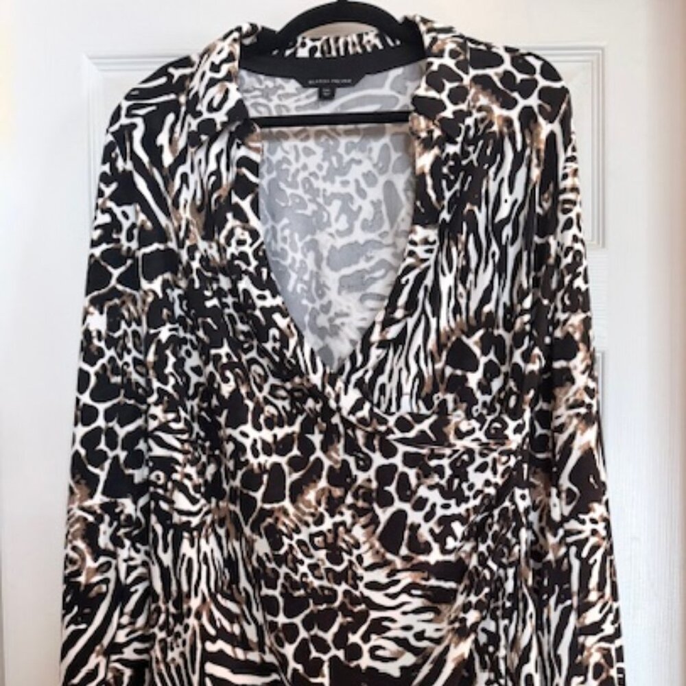 BOSTON PROPER ANIMAL PRINT DRESS NEW W/TAGS
